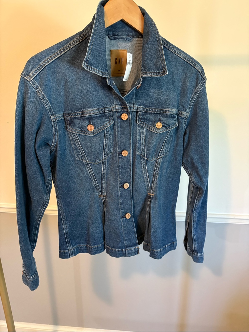 GAP  Seamed Blue Denim Jacket
